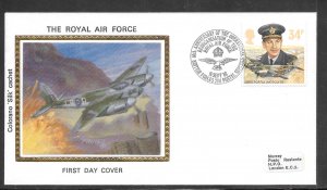 Just Fun Cover Great Britain #1161 Colorano FDC Royal AF Commanders (my2793)