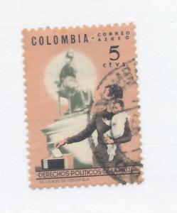 Colombia 1963 - Scott 751 used - 5c, Red Cross