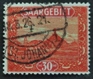 DYNAMITE Stamps: Saar Scott #108 – USED