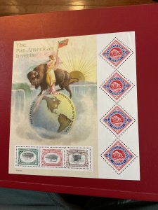 US SC# 3505 The Pan-American Inverts MNH Sheet