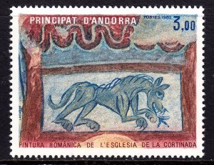 Andorra (French) 1982 Roman Wall Painting - Horse Mint MNH SC 299