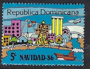 Dominican Republic 991 VFU CHRISTMAS Q859-5