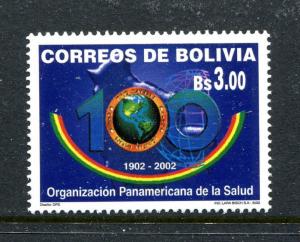 Bolivia 1195, MNH.2002, Panamerican health org. 1v. x27692