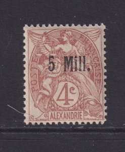 Alexandria (French Offices), Scott 35 (Yvert 39), MNH