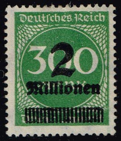 Germany #270 Numeral Inflation Overprint; Unused (0.25)