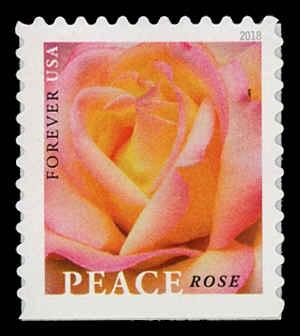 USA 5280 Mint (NH) Peace Rose