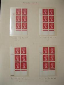 SPECIALISED COLLECTION OF U/M 8p MACHINS + CYLINDER BLOCKS ON 6  PAGES