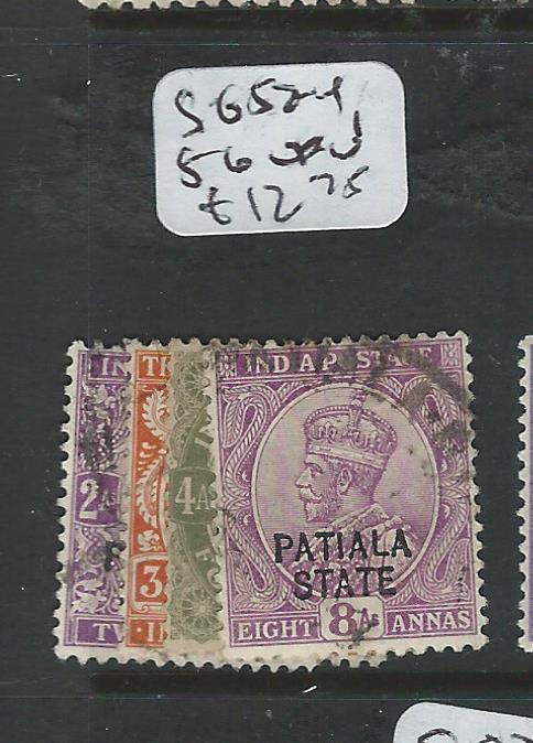 INDIA PATIALA (PP0404B) KGV SG 52-4, 56  VFU