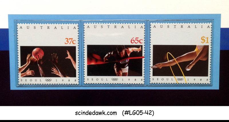 AUSTRALIA - 1988 OLYMPIC GAMES FLOOR EXERCISES PANEL MNH