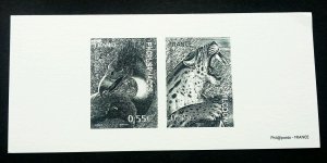 France Prehistoric Animals 2008 Bird Tiger Dinosaur (Imperf Proof) MNH *Rare