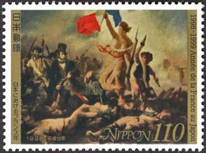 Japan 2616 mnh 1998 Year of France in Japan (Delacroix)