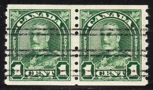 Canada 179 Pair  -FVF used - precancel OG