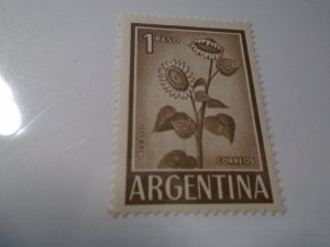 Flowers  : Argentina  #  690  MNH