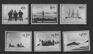 ROSS DEPENDENCY SG78/83 2000 CENTENARY OF DISCOVERY EXPEDITION  MNH (m)