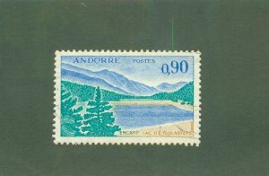 FRENCH ANDORRA 166A USED CV $1.00 BIN $0.50