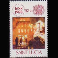 ST.LUCIA 1988 - Scott# 926 Lloyds List $2.5 NH