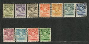 Basutoland Sc#18-28 M/H/VF, Complete Set, 21 No Gum, Cv. $86