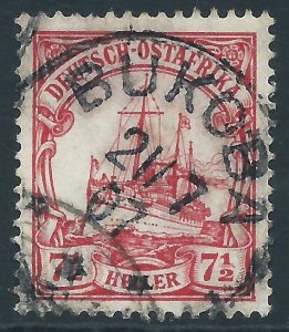 German East Africa, Sc #33, 7-1/2h Used (BUKOBA CDS)