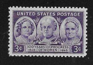 SC# 959 - (3c) - Progress of Women - MNH Single