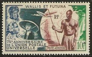 Wallis & Futuna C10, mint,  never hinged,  UPU issue 1949.  (f303)