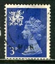 Great Britain, Region, Wales; 1971: Sc. # WMMH2: O/Used Single Stamp