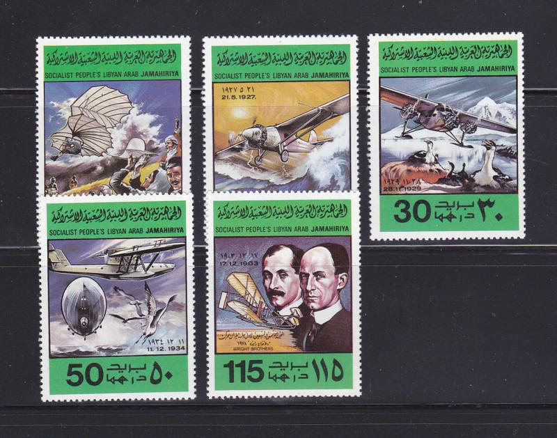 Libya 769-773 Set MNH Planes