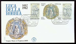 1982 - VATICAN - Sc# 707-709 - FDC