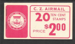 Canal Zone Scott #C48a  Mint NH 10c Airmail Booklet w/5 Panes of4  2018CV $21.25