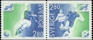 Sweden #1942a, Complete Set, Pair, 1992, Never Hinged