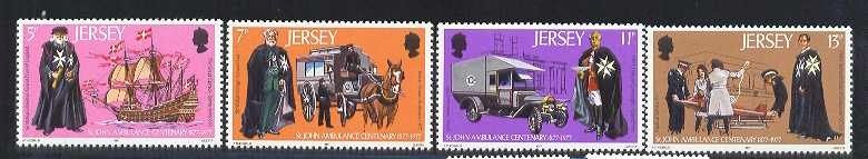 Jersey MNH sc# 175-178 Ship Horse