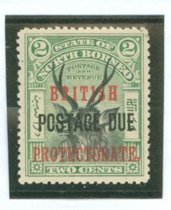 North Borneo #J21 Unused Single