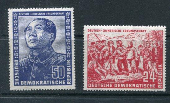 Germany /China Friendship1951  Mi 287-8 Mao Tse-tung  MNH/MH g2331hs