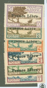 New Caledonia #217-222  Single (Complete Set)