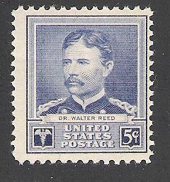 US #877, Reed, Mint-LH