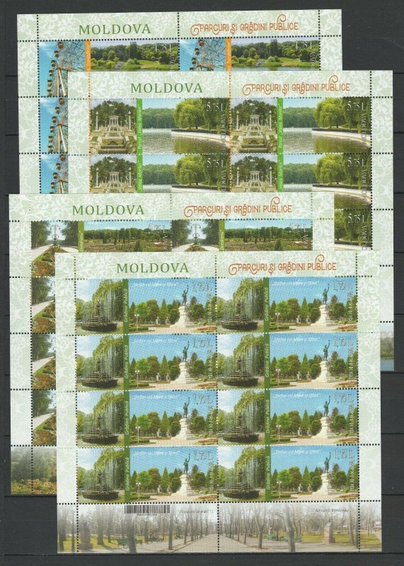 Moldova 2020 Parks and public gardens MNH Full sheets