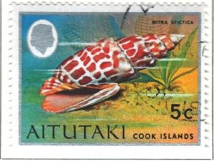 Aitutaki Sc#87 Used