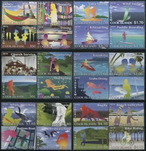 Cook Islands 2014, Tourism 24v (4x [+]), MNH
