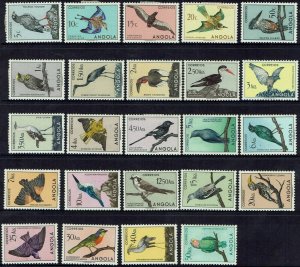 ANGOLA 1951 BIRD SET 