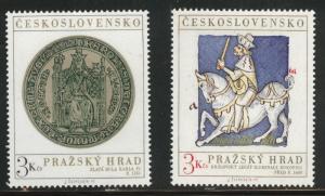 Czechoslovakia Scott 1884-85 MNH** Art set 