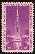 852 Golden Gate Exposition F-VF MNH single