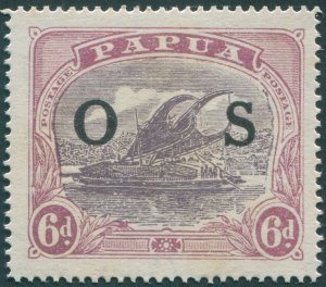 Papua 1931 6d dull purple & red-purple Official SGO62 unused