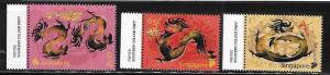 Singapore 2012 Year of Dragon Zodiac MNH A1156