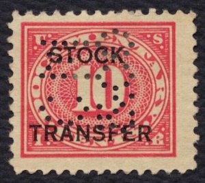 #RD5 10c Stock Transfer, Used [10] **ANY 5=FREE SHIPPING**