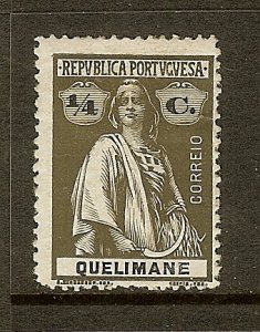 Quelimane, Scott #25, 1/4c Ceres, MH