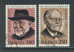 Iceland 528-9  Used (2