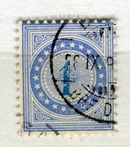 SWITZERLAND; 1878-80 early classic Postage Due issue used Shade of 1c. value