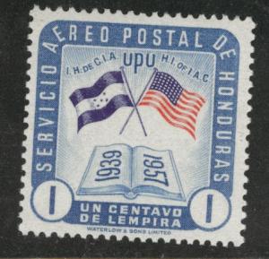 Honduras  Scott C279 MH* airmail stamp similar centering