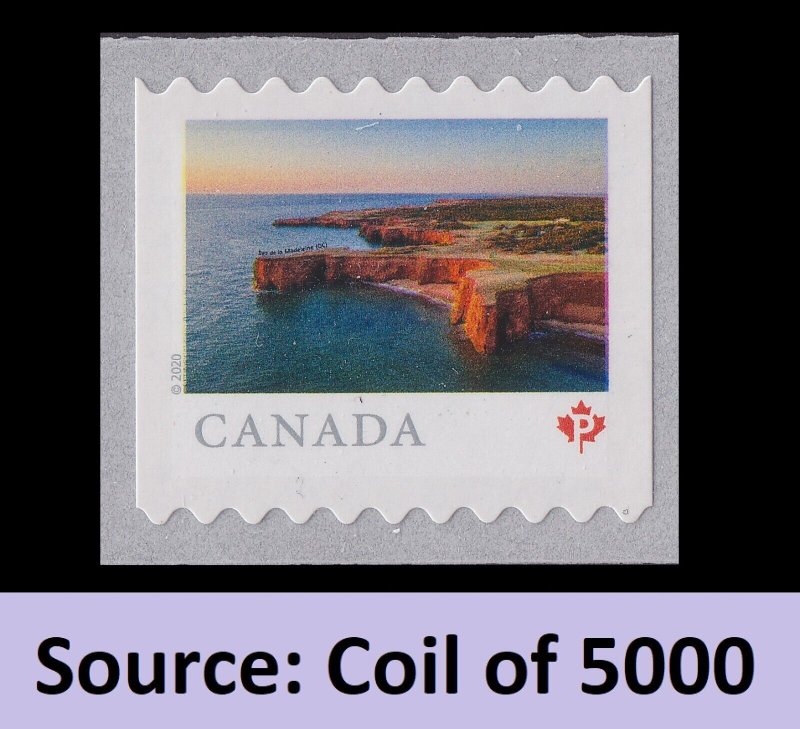 Canada 3211 Far & Wide Îles de la Madeleine P coil single MNH 2020