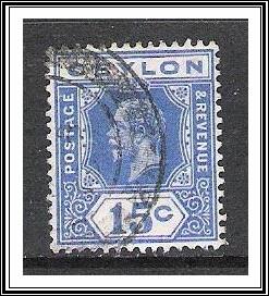 Ceylon #206 KG V Used