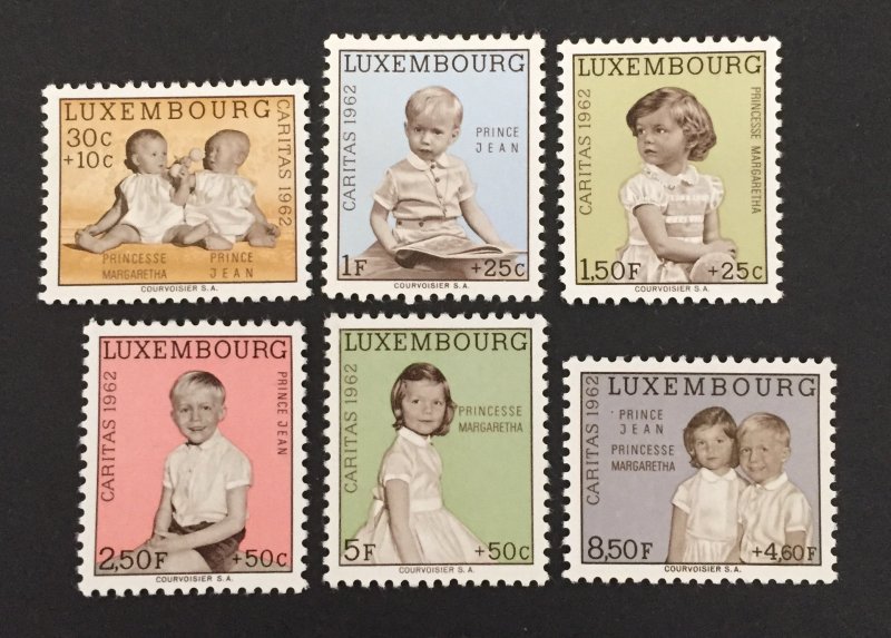 Luxembourg 1962 #B228-33, Jean & Margaretha, MNH